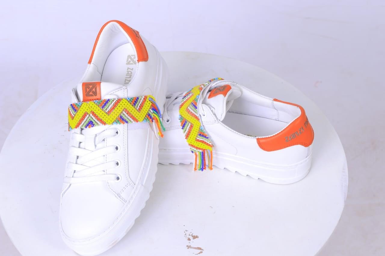 Stylish Beaded Sneakers